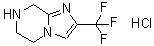 2-Trifluoromethyl-5,6,7,8-tetrahydro-imidazo[1,2-a]pyrazine hydrochloride molecular structure (CAS 911064-58-9)