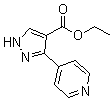 结构式 CAS# 911462-21-0, 3-(4-吡啶基)-1H-吡唑-4-羧酸乙酯