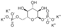 四钾1,6-二-O-膦酸基-alpha-D-吡喃葡萄糖分子结构 (CAS 91183-87-8)