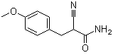 alpha-氰基-4-甲氧基苯丙酰胺分子结构 (CAS 91350-79-7)