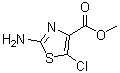 2-Amino-5-chloro-4-thiazolecarboxylic acid methyl ester molecular structure (CAS 914348-76-8)