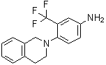4-(3,4-Dihydro-2(1H)-isoquinolinyl)-3-(trifluoromethyl)benzenamine molecular structure (CAS 914348-87-1)