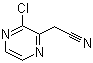 结构式 CAS# 914360-88-6, 3-氯吡嗪-2-乙腈