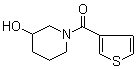 (3-Hydroxy-1-piperidinyl)-3-thienylmethanone molecular structure (CAS 916791-29-2)