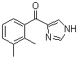 结构式 CAS# 91874-85-0, (2,3-二甲基苯基)-1H-咪唑-4-基甲酮