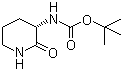 (S)-3-(Boc-amino)-2-piperidone molecular structure (CAS 92235-39-7)