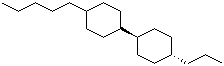 structure of CAS# 92263-41-7, (trans,trans)-4-Pentyl-4'-propyl-1,1'-bicyclohexyl;CCH 35
