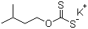 Potassium isopentyl dithiocarbonate molecular structure (CAS 928-70-1)