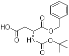 Boc-D-aspartic acid 1-benzyl ester molecular structure (CAS 92828-64-3)