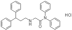 2-(3,3-Diphenylpropylamino)-N,N-diphenylacetamide hydrochloride molecular structure (CAS 928313-94-4)