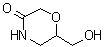 6-(Hydroxymethyl)-3-morpholinone molecular structure (CAS 929019-95-4)