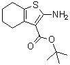 tert-Butyl 2-amino-4,5,6,7-tetrahydrobenzo[b]thiophene-3-carboxylate molecular structure (CAS 92932-02-0)
