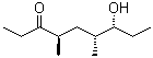 (4R,6R,7R)-rel-7-Hydroxy-4,6-dimethyl-3-nonanone molecular structure (CAS 92999-14-9)