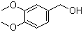 structure of CAS# 93-03-8, 3,4-Dimethoxybenzyl alcohol;Veratryl alcohol