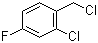 2-Chloro-4-fluorobenzyl chloride molecular structure (CAS 93286-22-7)