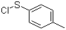 4-甲基苯硫氯分子结构 (CAS 933-00-6)