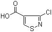 3-Chloro-4-isothiazolecarboxylic acid molecular structure (CAS 933690-30-3)