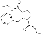 structure of CAS# 93478-48-9, 1-Benzylpyrrolidine-2,5-dicarboxylic acid diethyl ester