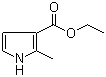 Ethyl 2-methylpyrrole-3-carboxylate molecular structure (CAS 936-12-9)