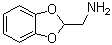 1,3-Benzodioxole-2-methanamine molecular structure (CAS 936-78-7)