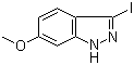 结构式 CAS# 936138-17-9, 3-碘-6-甲氧基-1H-吲唑