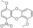 1,6-二甲氧基-4-硝基二苯并[b,e][1,4]对二噁英分子结构 (CAS 93717-75-0)