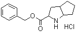 (S,S)-2-Azabicyclo[3,3,0]-octane-3-carboxylic acid benzylester hydrochloride molecular structure (CAS 93779-29-4)