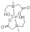 Bis[N-(2-hydroxyethyl)-N-methylglycinato-N,O,O]copper molecular structure (CAS 93940-93-3)