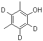 4,6-Dimethylphen-2,3,5-d<sub>3</sub>-ol molecular structure (CAS 93951-75-8)