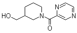 [3-(Hydroxymethyl)-1-piperidinyl]-2-pyrazinylmethanone molecular structure (CAS 939985-99-6)