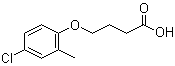 structure of CAS# 94-81-5, 2-Methyl-4-chlorophenoxybutyric acid;4MCPB; Bexone; CMPB; MCPB; NSC 102796; Thitrol; Trifolex; U46 MCPB; gamma-MCPB