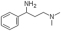 N',N'-Dimethyl-1-phenylpropane-1,3-diamine molecular structure (CAS 942-86-9)
