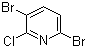 结构式 CAS# 942206-18-0, 2-氯-3,6-二溴吡啶