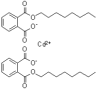 1,2-Benzenedicarboxylic acid monooctyl ester cadmium salt molecular structure (CAS 94275-94-2)