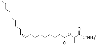 (9Z)-9-Octadecenoic acid 1-carboxyethyl ester ammonium salt molecular structure (CAS 94313-71-0)