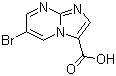 6-Bromoimidazo[1,2-a]pyrimidine-3-carboxylic acid molecular structure (CAS 944903-05-3)