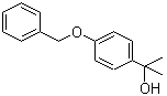 alpha,alpha-二甲基-4-(苯基甲氧基)苯甲醇分子结构 (CAS 94571-13-8)