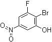 2-Bromo-3-fluoro-5-nitrophenol molecular structure (CAS 945971-14-2)