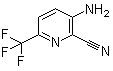 3-Amino-6-(trifluoromethyl)-2-pyridinecarbonitrile molecular structure (CAS 946594-89-4)