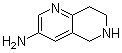 结构式 CAS# 948306-78-3, 5,6,7,8-四氢-1,6-萘啶-3-胺