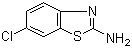 2-氨基-6-氯苯并噻唑分子结构 (CAS 95-24-9)