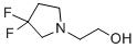 2-(3,3-Difluoropyrrolidin-1-yl)ethanol molecular structure (CAS 950662-61-0)