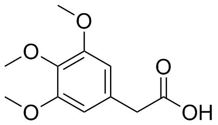 3,4,5-Trimethoxyphenylacetic acid molecular structure (CAS 951-82-6)