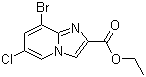 Ethyl 8-Bromo-6-chloroimidazo[1,2-a]pyridine-2-carboxylate molecular structure (CAS 951884-22-3)