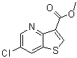 6-Chlorothieno[3,2-b]pyridine-3-carboxylic acid methyl ester molecular structure (CAS 952182-43-3)