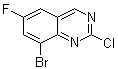 8-Bromo-2-chloro-6-fluoroquinazoline molecular structure (CAS 953039-63-9)