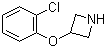 3-(2-Chlorophenoxy)azetidine molecular structure (CAS 954222-94-7)