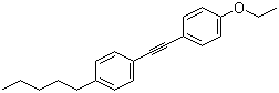 1-(4-乙氧苯基)乙炔基-4-正戊基苯分子结构 (CAS 95480-29-8)
