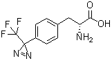 4-[3-(Trifluoromethyl)-3H-diazirin-3-yl]-D-phenylalanine molecular structure (CAS 95758-95-5)