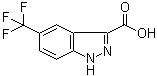 5-(Trifluoromethyl)-1H-indazole-3-carboxylic acid molecular structure (CAS 959236-67-0)